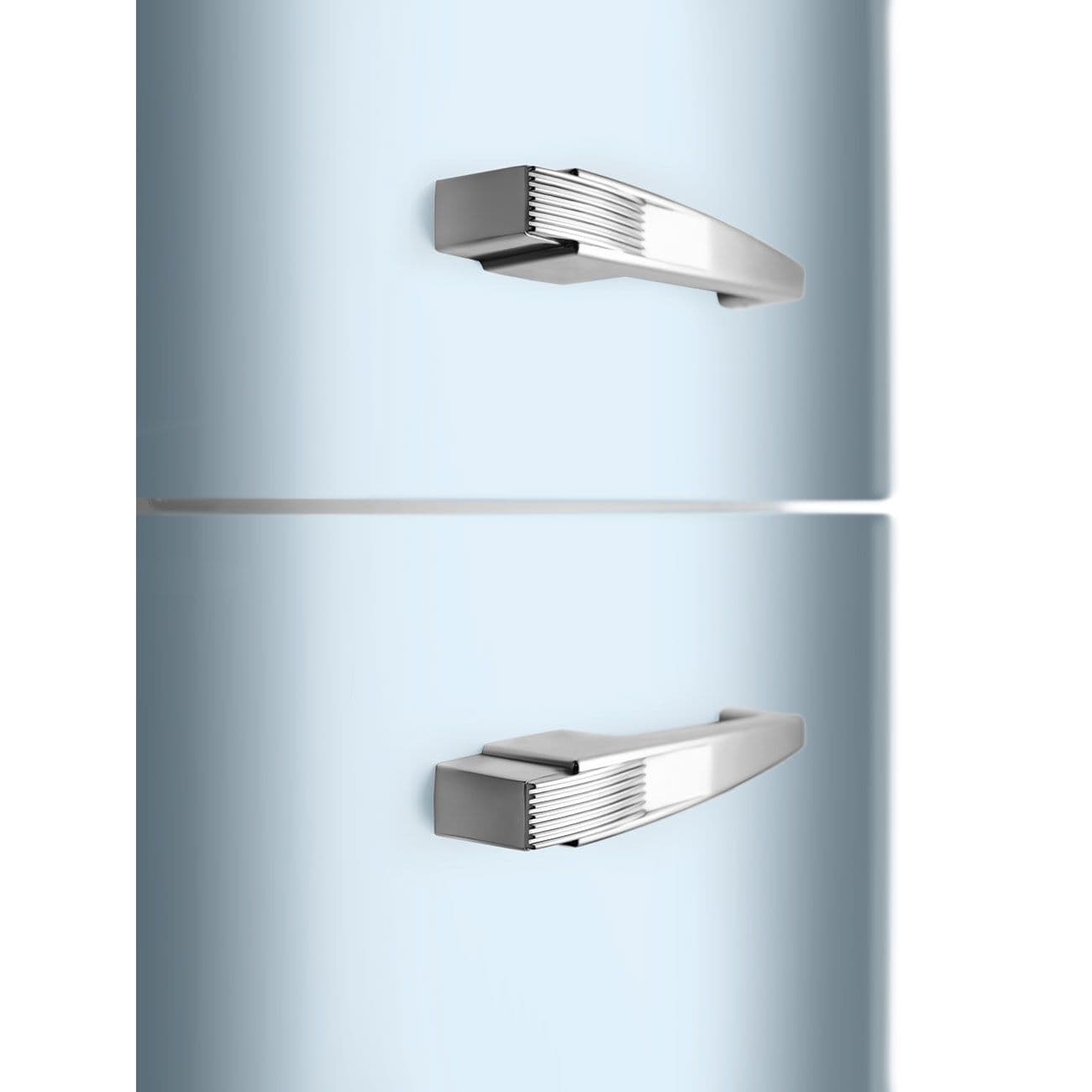 Standgerät Kühlschränke Kühl-/Gefrierkombination, Pastellblau 50's Style Aesthetic - Thumbnail 9