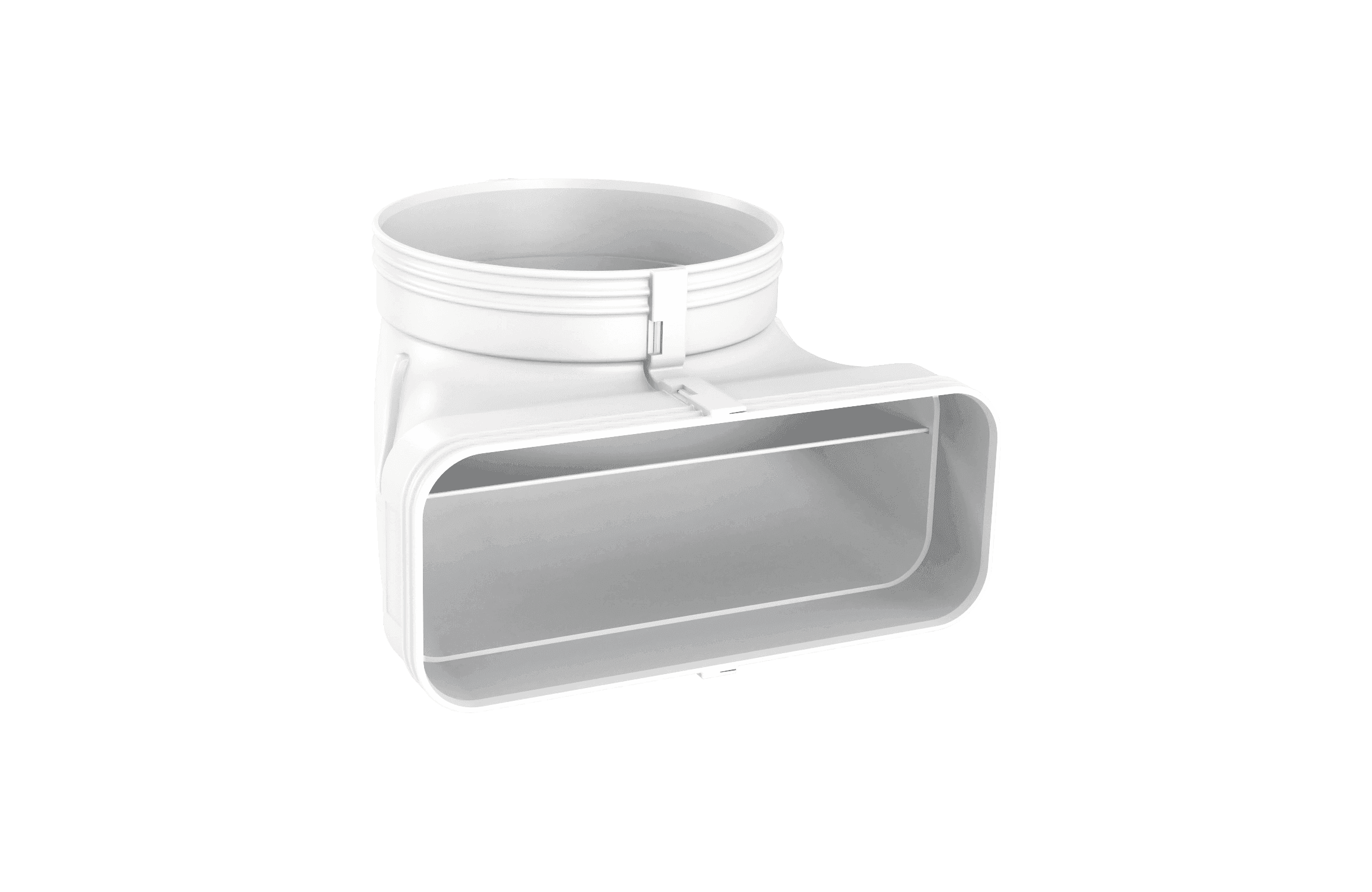 DFK-AK90 Adapter eckig-rund 90 - Bild 1