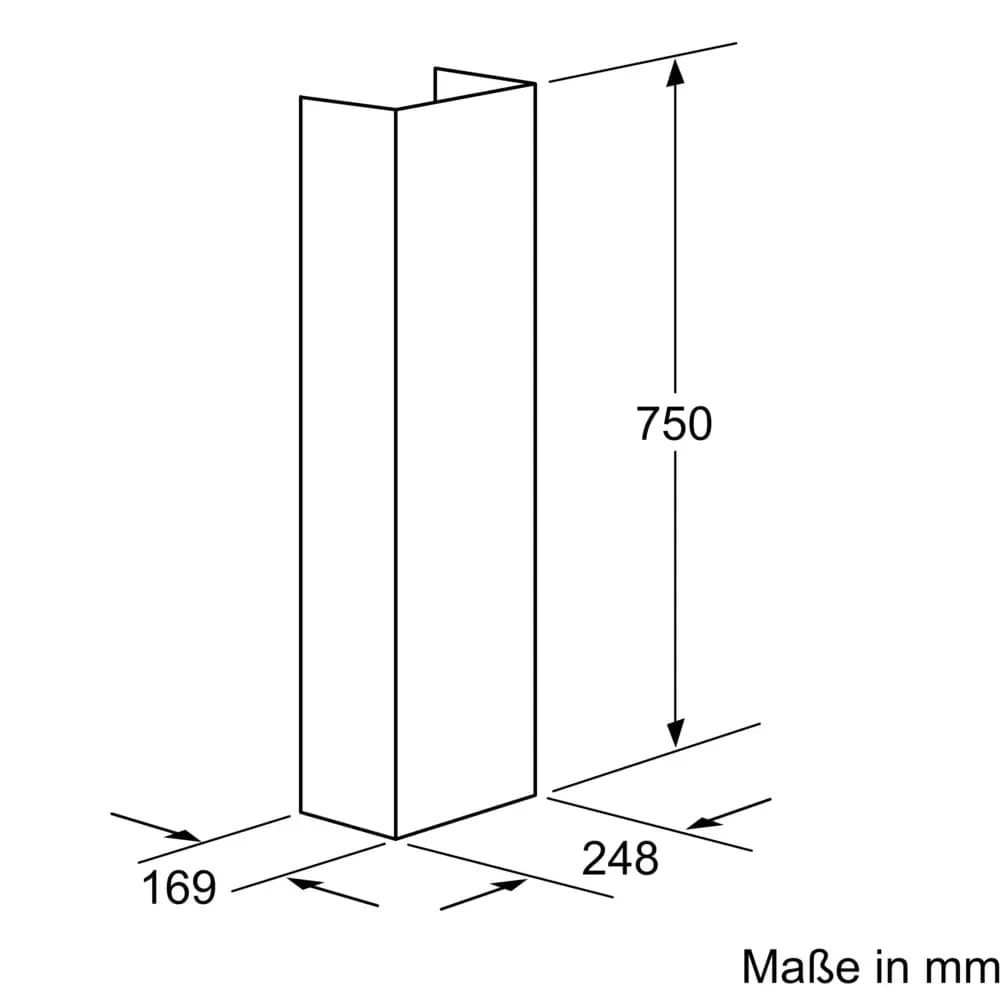 Kaminverlängerung 750 mm Edelstahl - Thumbnail 3