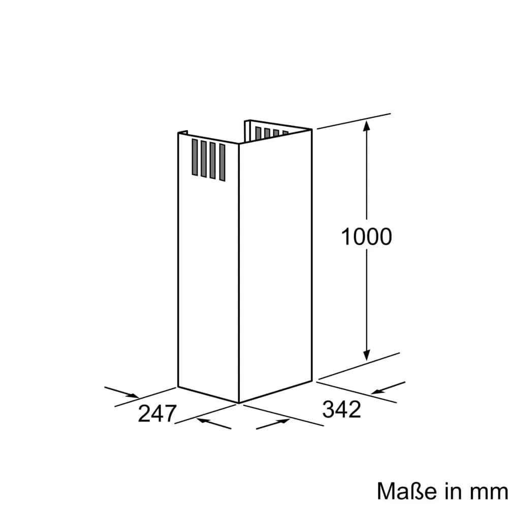 Kaminverlängerung 1000 mm Edelstahl - Thumbnail 3