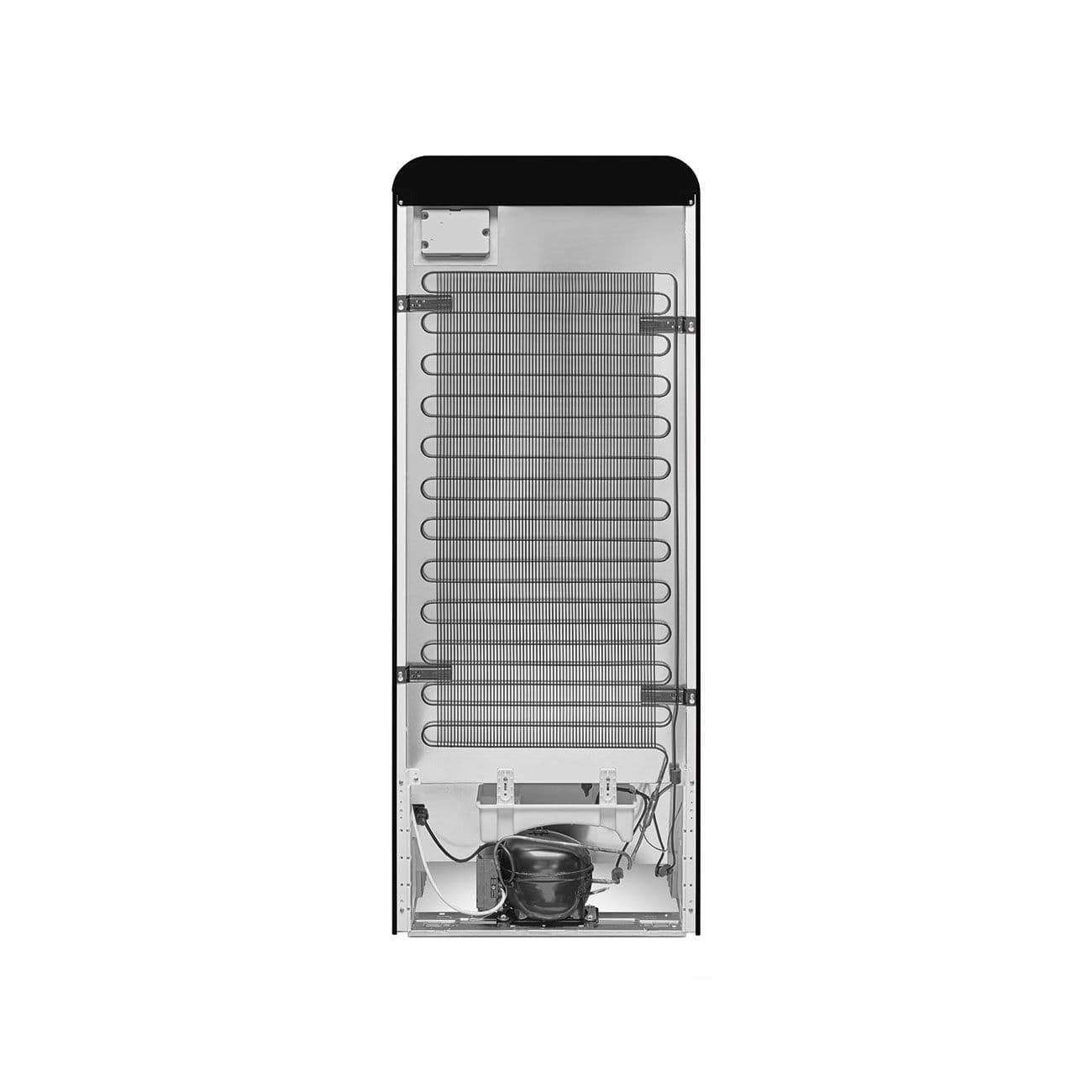 Standgerät Kühlschränke 1-türig, Schwarz 50's Style Aesthetic - Thumbnail 2