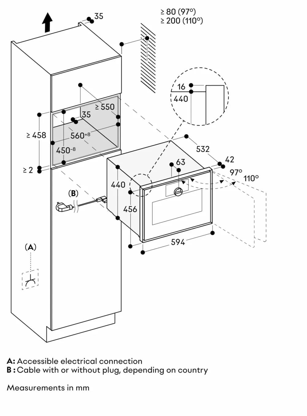 Gaggenau Serie Expressive Mikrowellen-Backofen 60 x 45 cm Türanschlag: rechts - Thumbnail 6