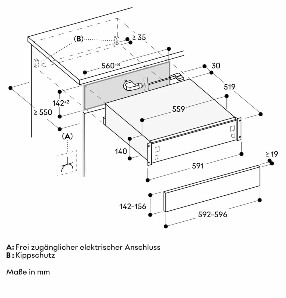Gaggenau Serie Expressive Wärmeschublade 60 x 14 cm - Thumbnail 3
