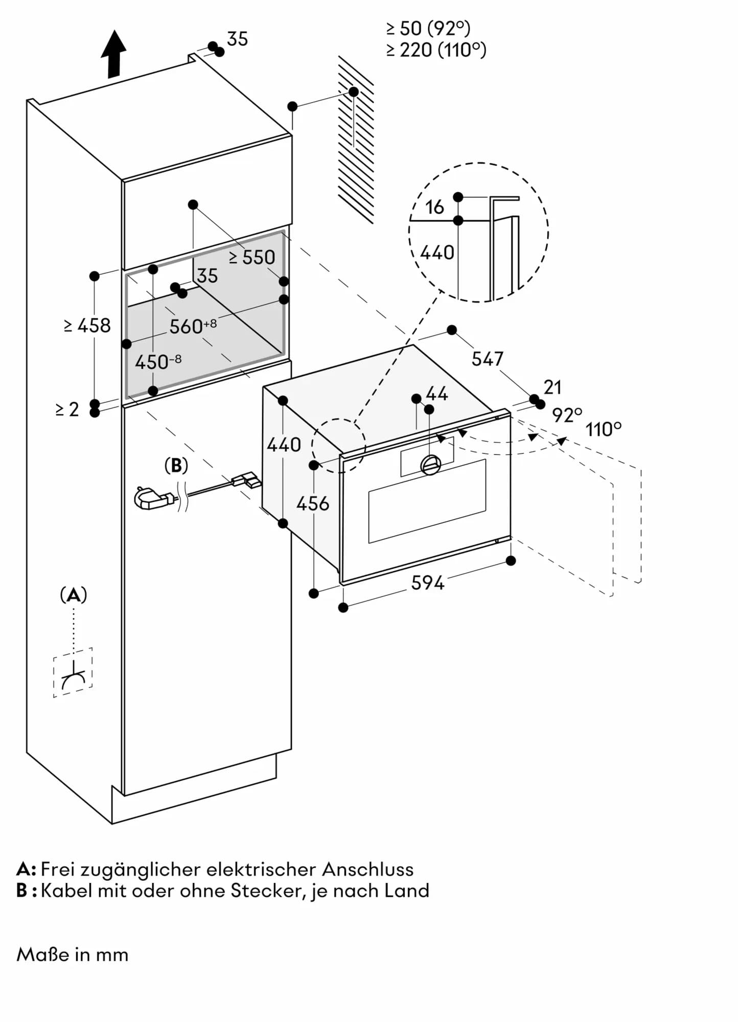 Gaggenau Serie Minimalistic Mikrowellen-Backofen 60 x 45 cm Türanschlag: links - Thumbnail 3