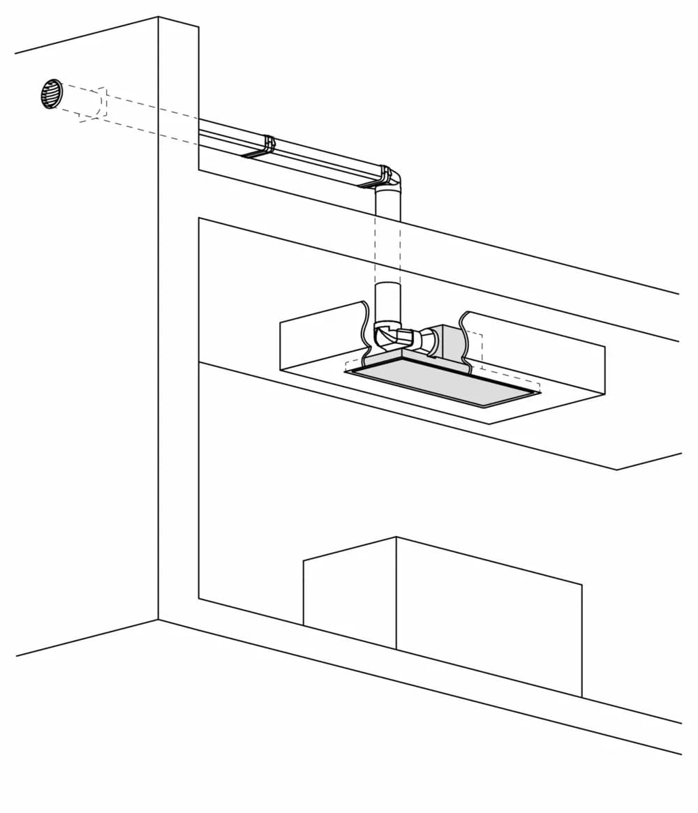 Serie 200 Deckenlüftung 120 cm Gaggenau Hellbronze - Thumbnail 14