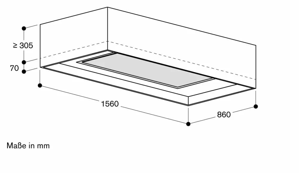 Serie 200 Deckenlüftung 120 cm Gaggenau Hellbronze - Thumbnail 17