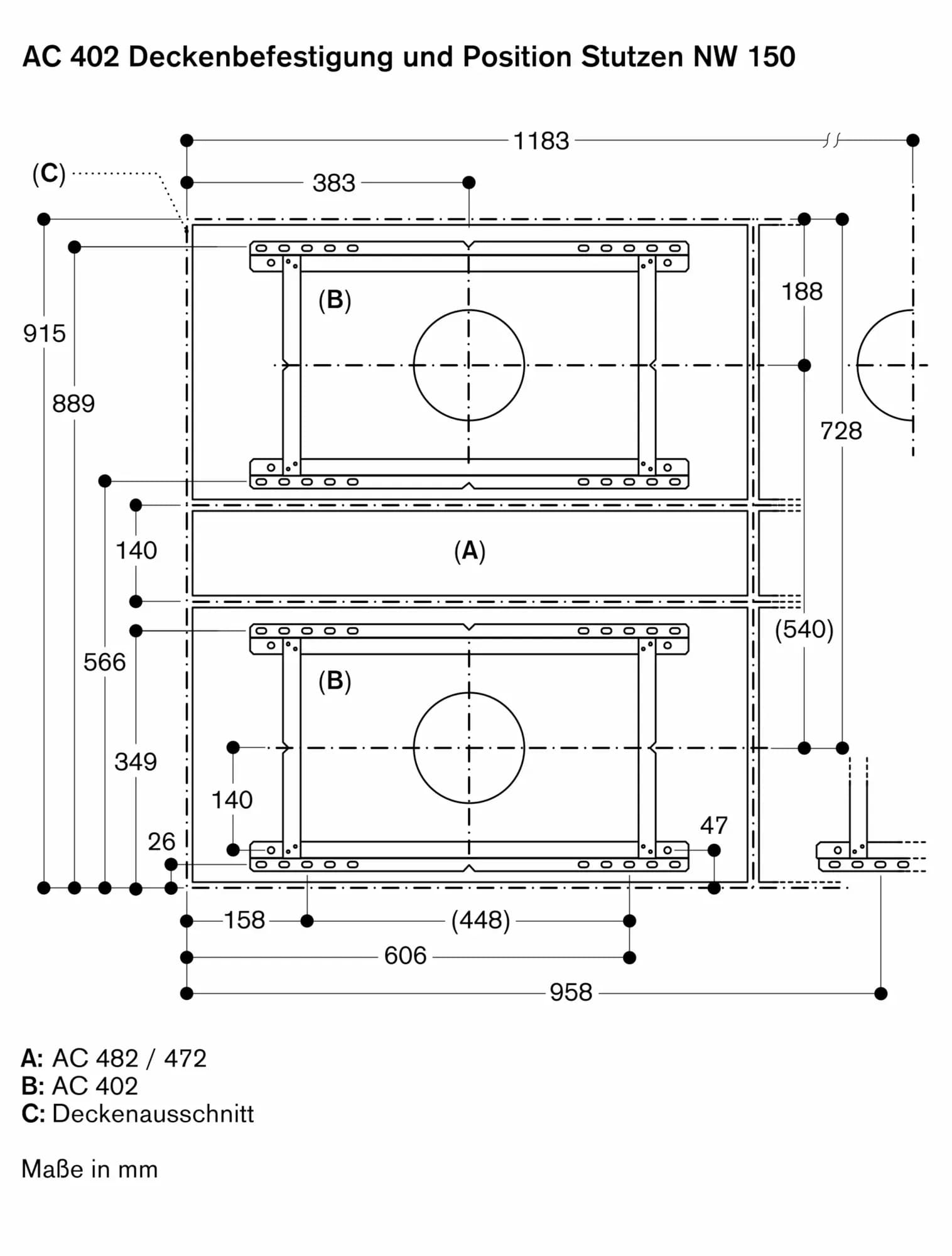 Serie 400 Deckenlüftung 80 cm - Thumbnail 8