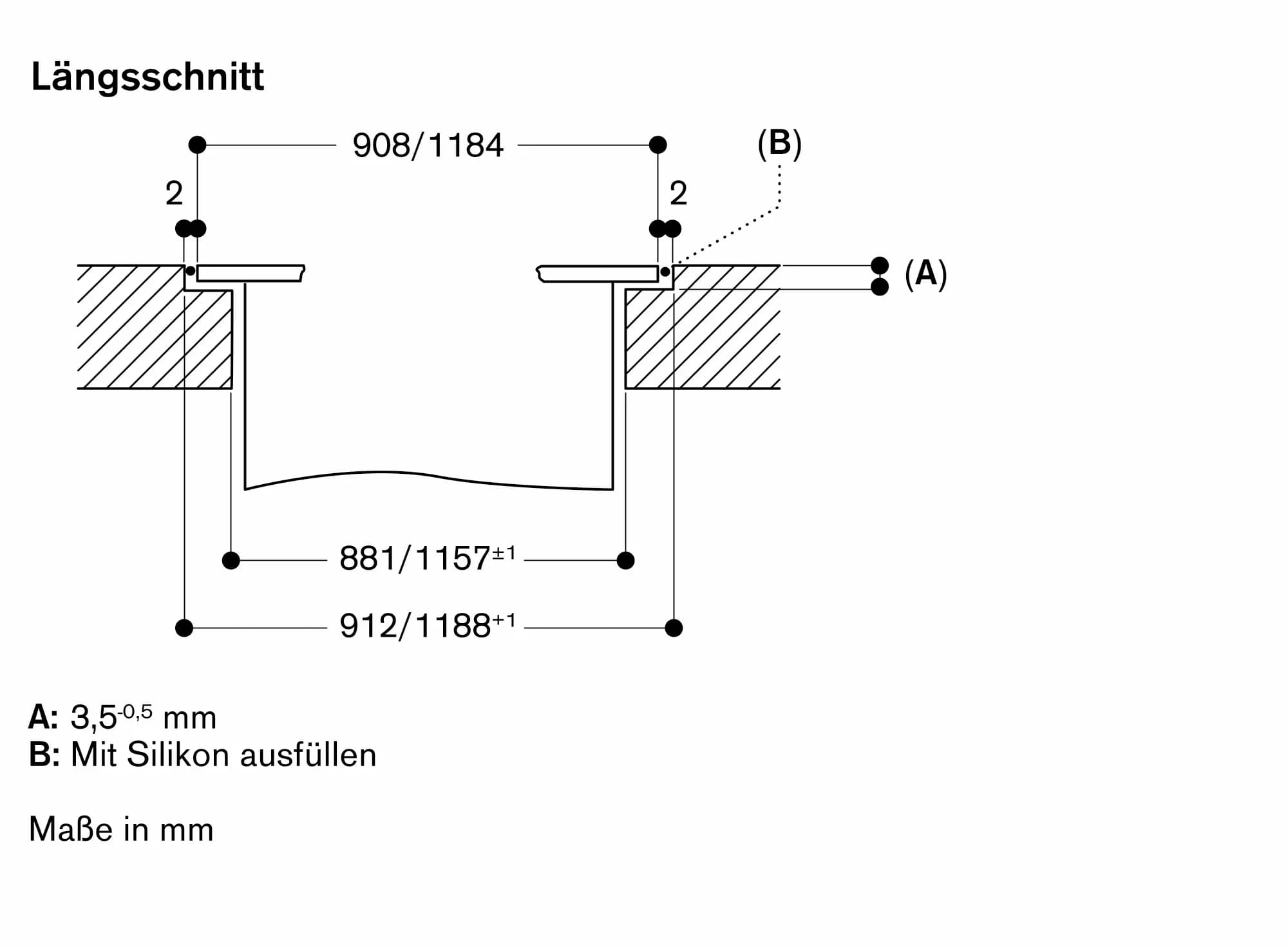 Serie 400 Tischlüftung 120 cm Edelstahl - Thumbnail 15