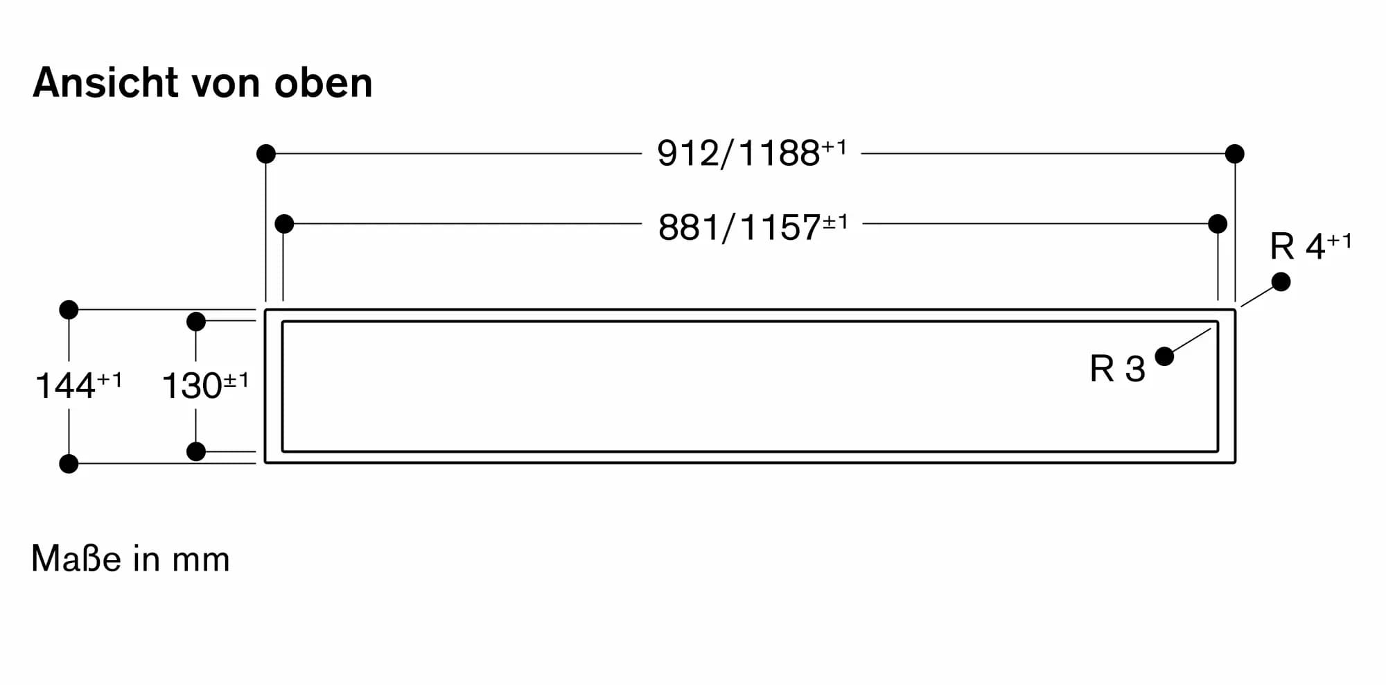 Serie 400 Tischlüftung 120 cm Edelstahl - Thumbnail 13