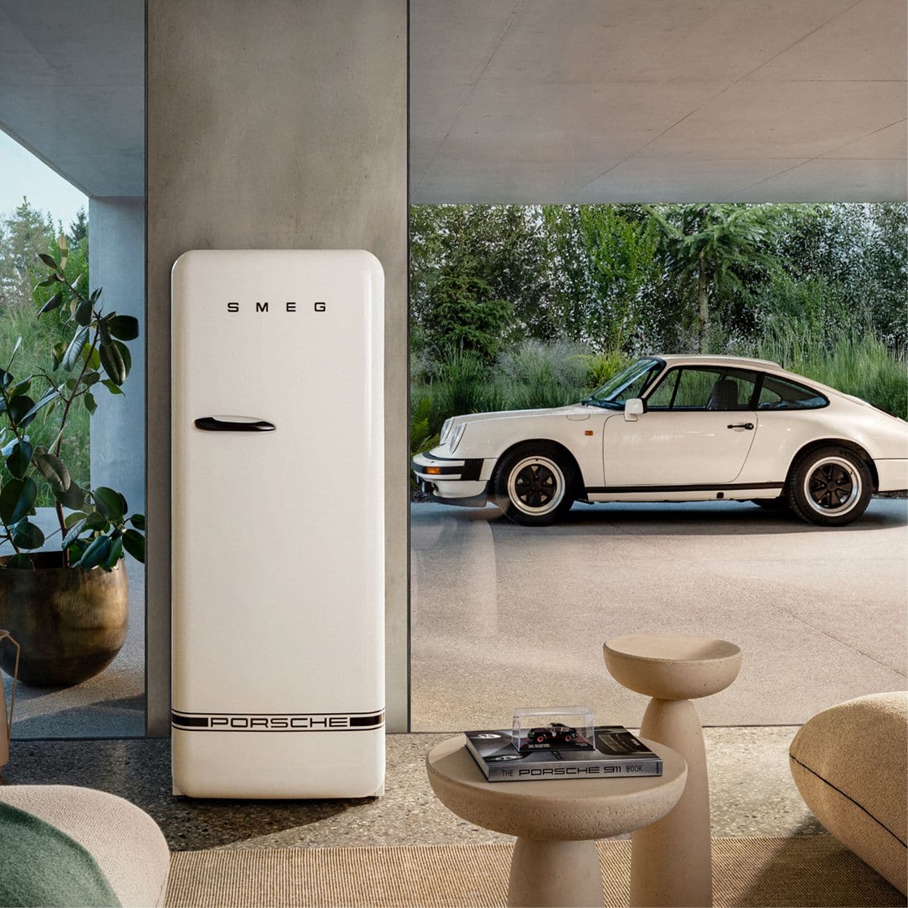 Kühlschrank FAB28 | Carrara White Porsche x SMEG - Thumbnail 6
