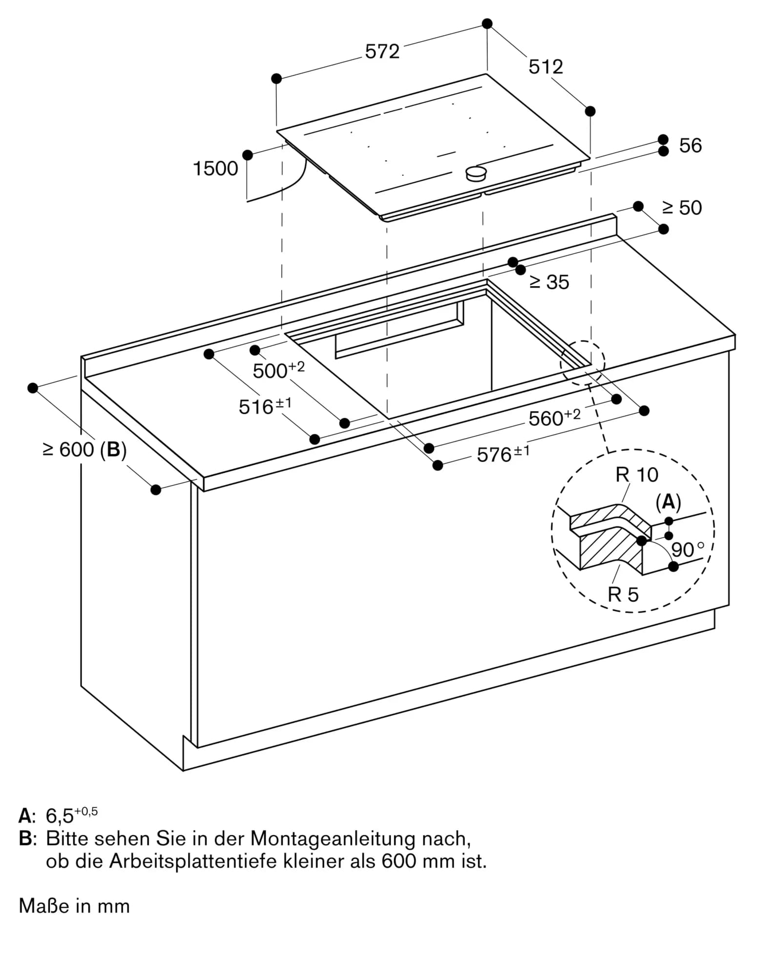 Serie 200 Flex-Induktionskochfeld 60 cm - Thumbnail 2