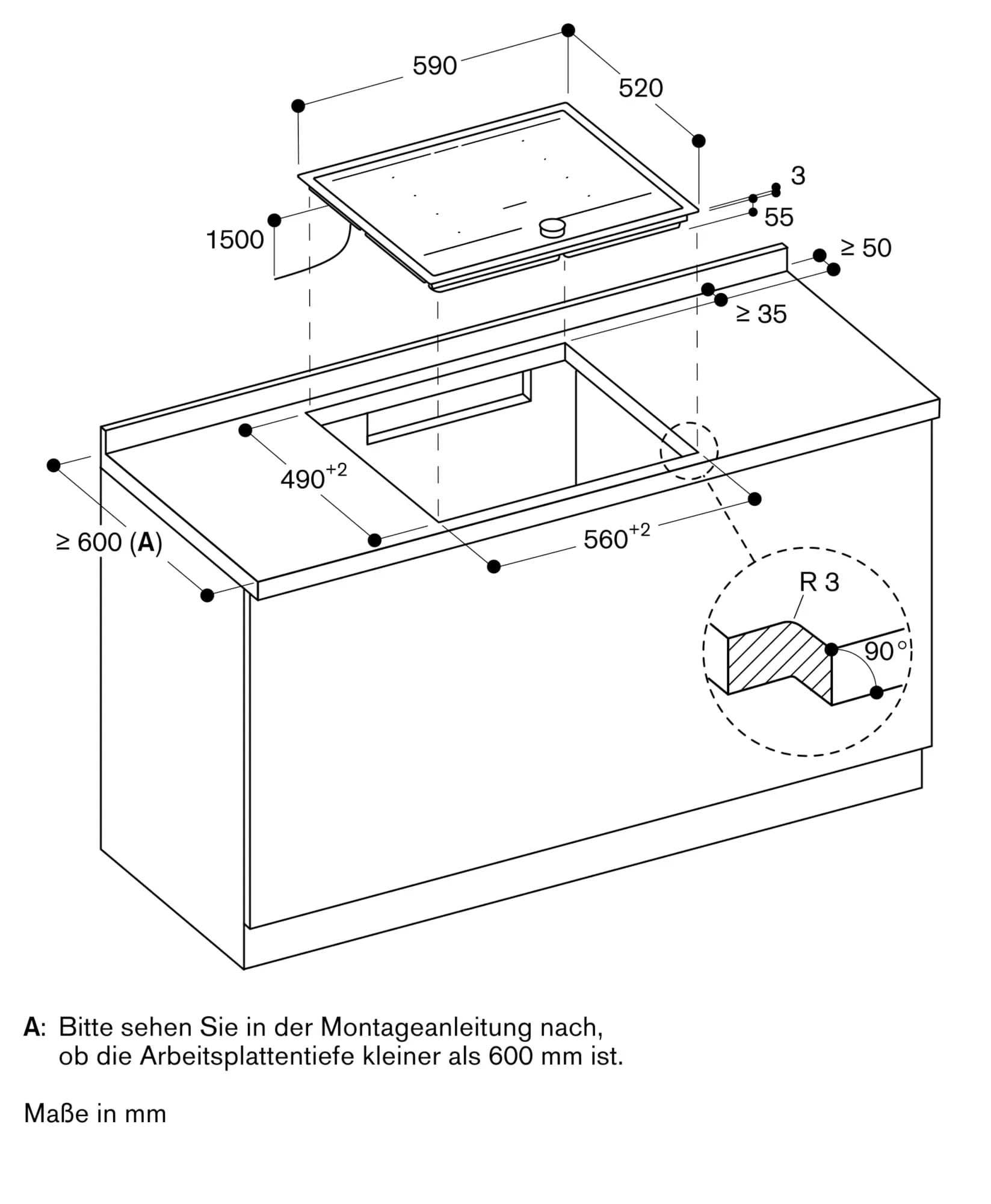 Serie 200 Flex-Induktionskochfeld 60 cm - Thumbnail 2