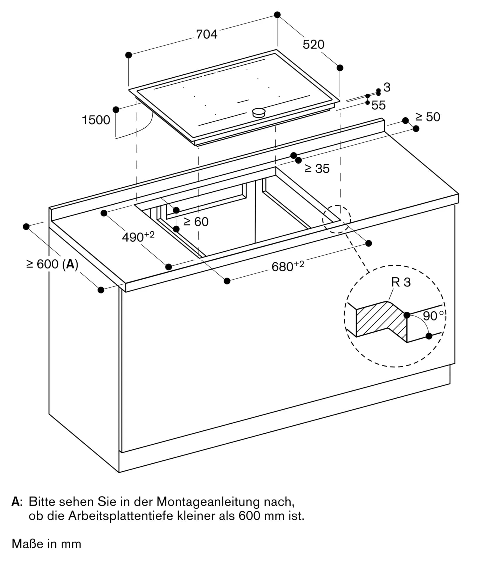 Serie 200 Flex-Induktionskochfeld 70 cm - Thumbnail 2