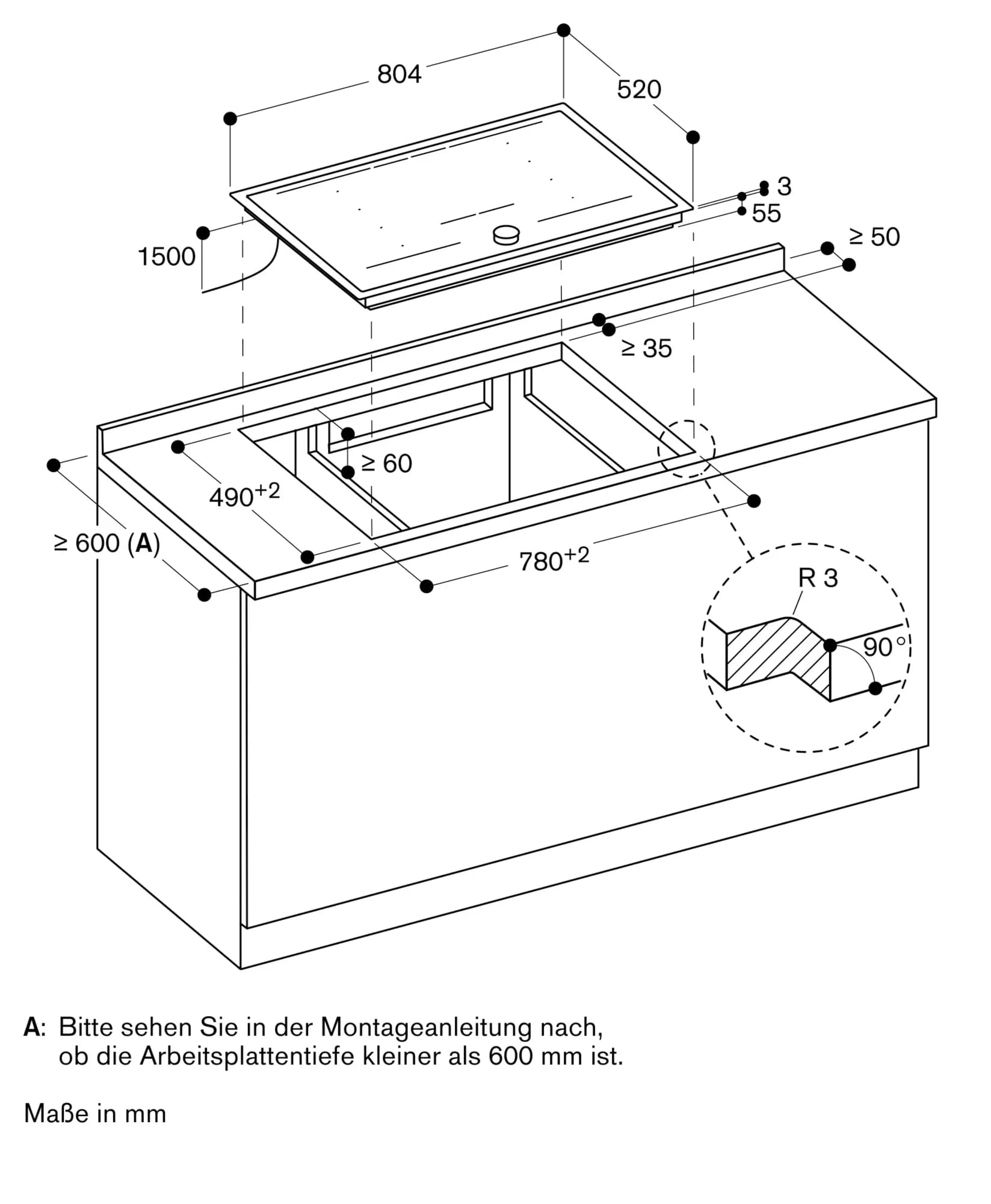Serie 200 Flex-Induktionskochfeld 80 cm - Thumbnail 2