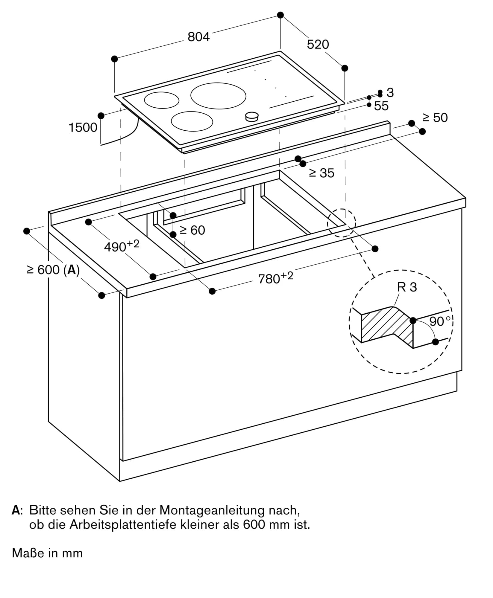 Serie 200 Flex-Induktionskochfeld 80 cm - Thumbnail 2