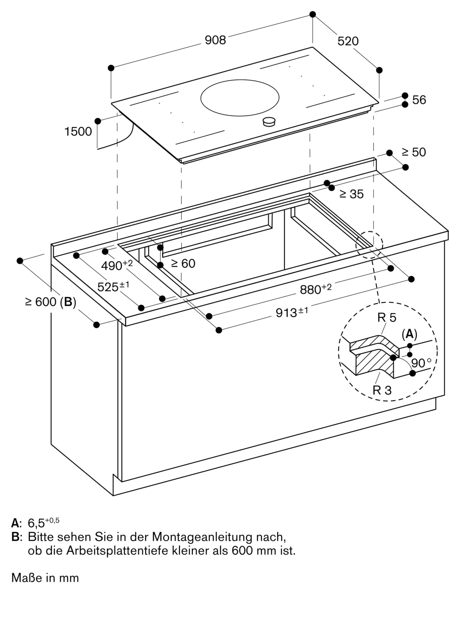 Serie 200 Flex-Induktionskochfeld 90 cm - Thumbnail 6