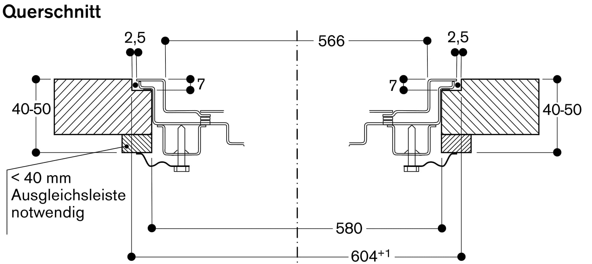 Serie 400 Gaskochfeld 100 cm Erdgas 20 mbar - Thumbnail 6