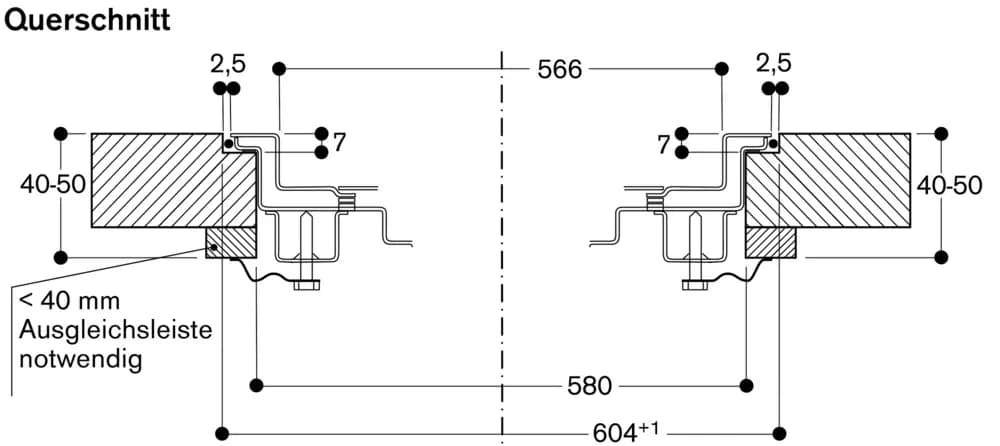 Serie 400 Gaskochfeld 100 cm Erdgas 20 mbar - Thumbnail 11